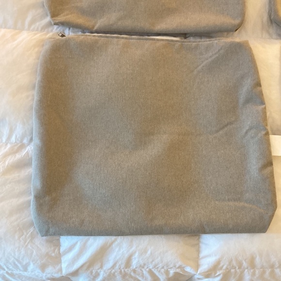 NWOT gray pillow covers - Picture 3 of 6